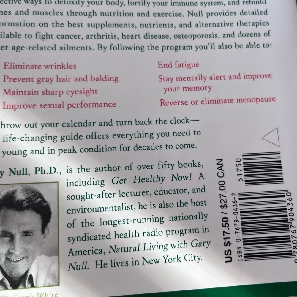 GARY Null’s Ultimate Anti-Aging Program Book - Picture 4 of 7